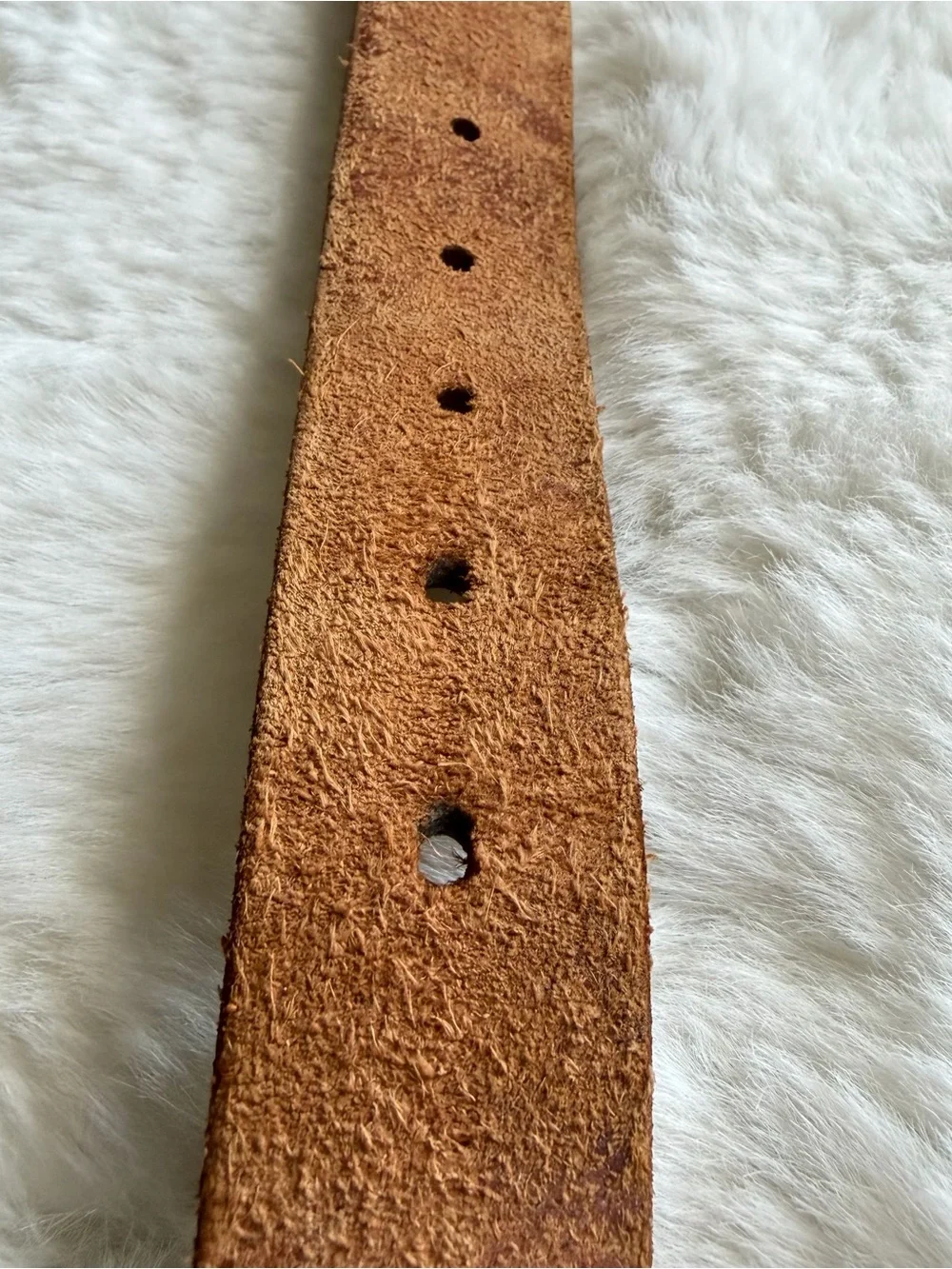 Vintage 1980’s Dockers Women’s Brown Leather Belt Solid Brass Buckle 1”